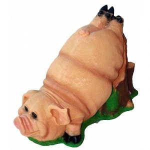 Садовая фигура Свинка игривая, 43х65 см.