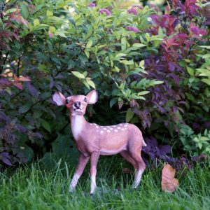 Садовая фигура Олененок стоит, 40х32 см.
