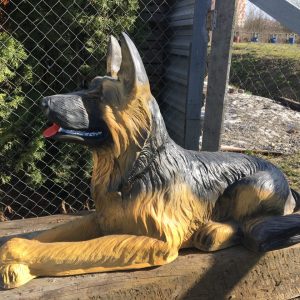 Садовая фигура Овчарка лежачая, 58х83 см.