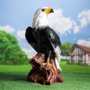 Садовая фигура Орел на коряге 60х30х30 см