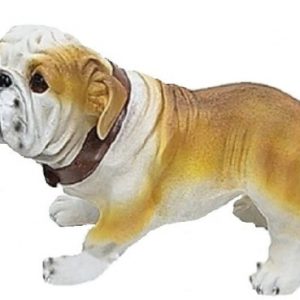 Садовая фигура Собачка Бульдог стоит, 30х45 см