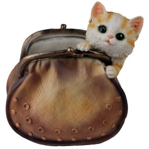Кашпо Котенок в кошельке