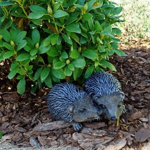 Садовая фигура Два ежика, 14х30 см.