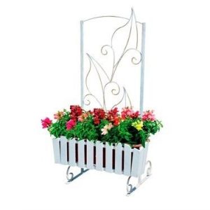 Кованая подставка для цветов Кантри арт.19031, 40х110х63 см.