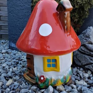 Садовая фигура Гриб домик средний, 35х28 см.