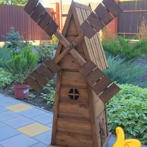 Мельница деревянная №4, 100 см.