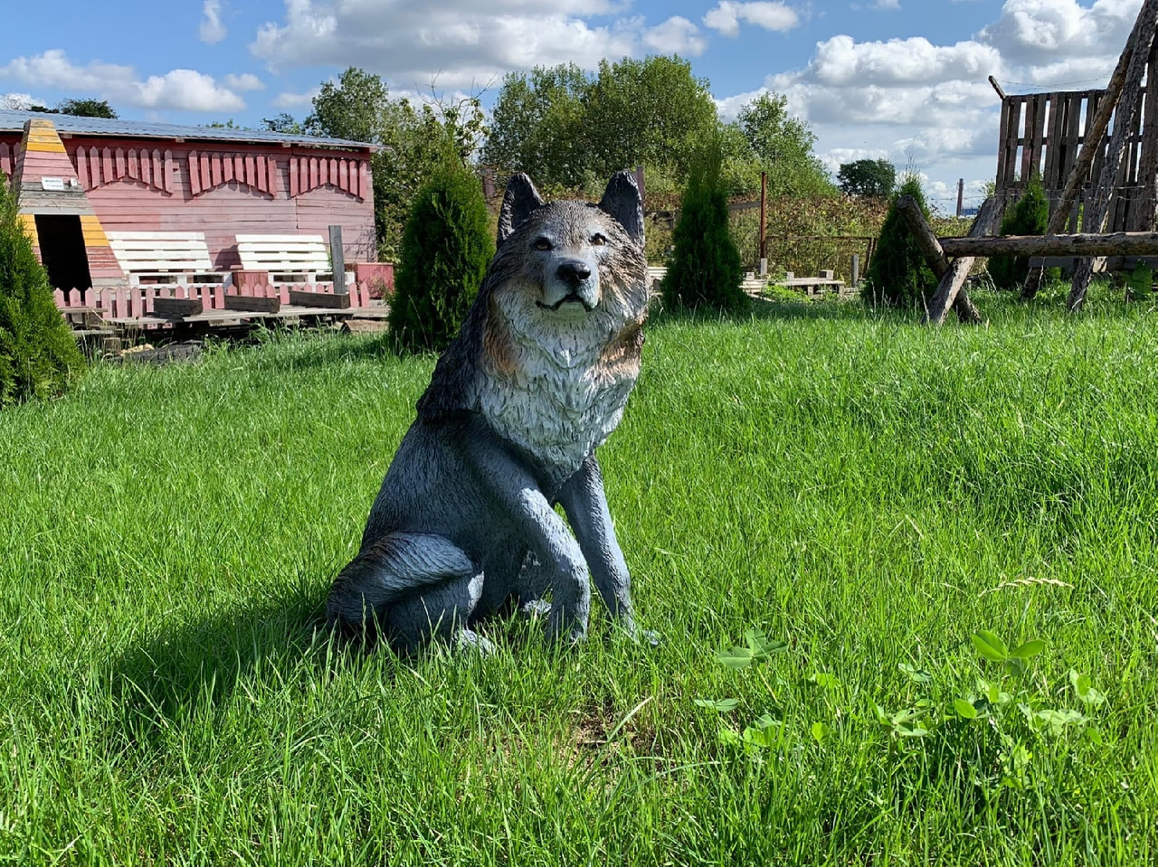 Садовая фигура Волк, 68х57 см. — изображение 2