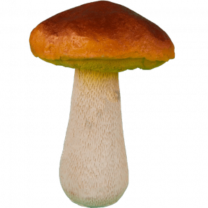 Садовая фигура Боровик красный большой, 22х16 см.