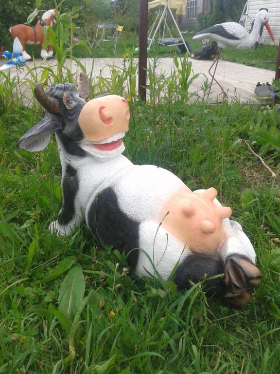 Садовая фигура Корова, 52х67 см. — изображение 2