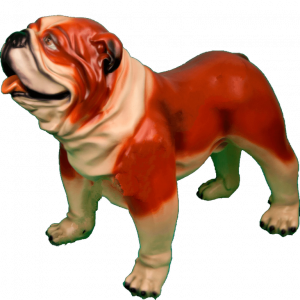 Садовая фигура Английский бульдог, 73х93 см.