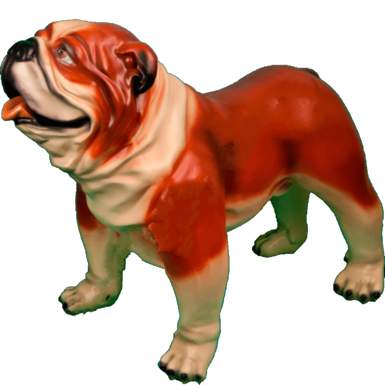 Садовая фигура Английский бульдог, 73х93 см.