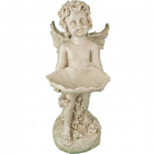 Садовая фигура Ангел с чашей, 56х30 см.