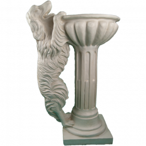 Античная скульптура Собака с чашей, 120х65 см.