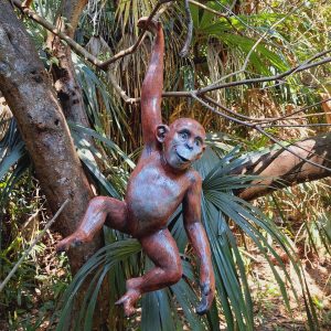 Садовая фигура Обезьяна подвеска, 92х45 см