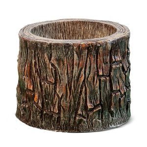 Садовое кашпо Пень большой 50х50х33 см