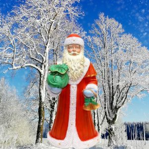 Фигура на новый год NEW Дед Мороз, 30х18 см.