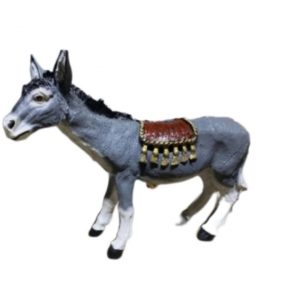 Садовая фигура Ослик с попоной 56х78  см