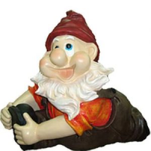 Садовая фигура Гном на шпагате 44х46 см.