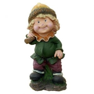 Садовая фигура Мальчик с мотыгой 16х34 см.