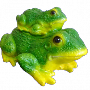 Садовая фигура Две жабы, 17х26 см.