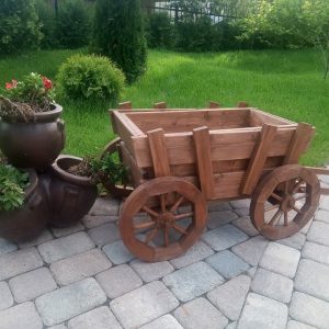Деревянная телега 143х50 см