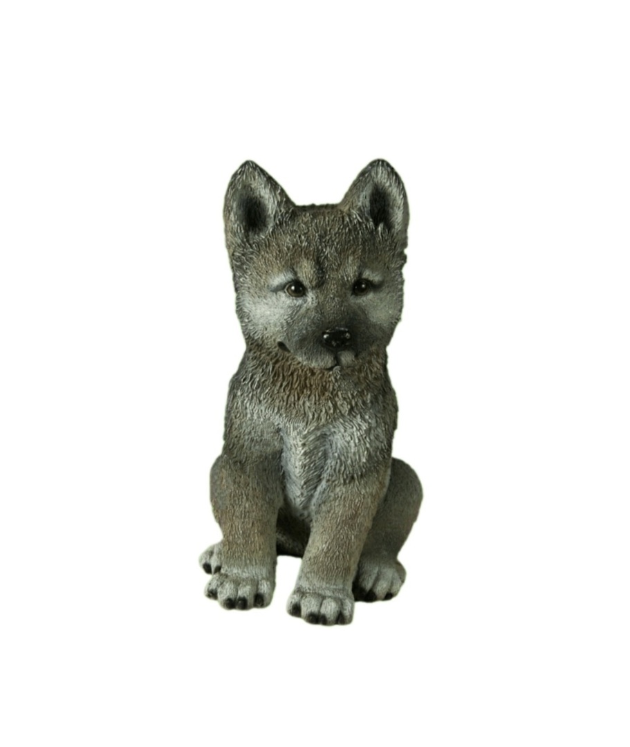 Садовая фигура Волченок 37х30х20 см