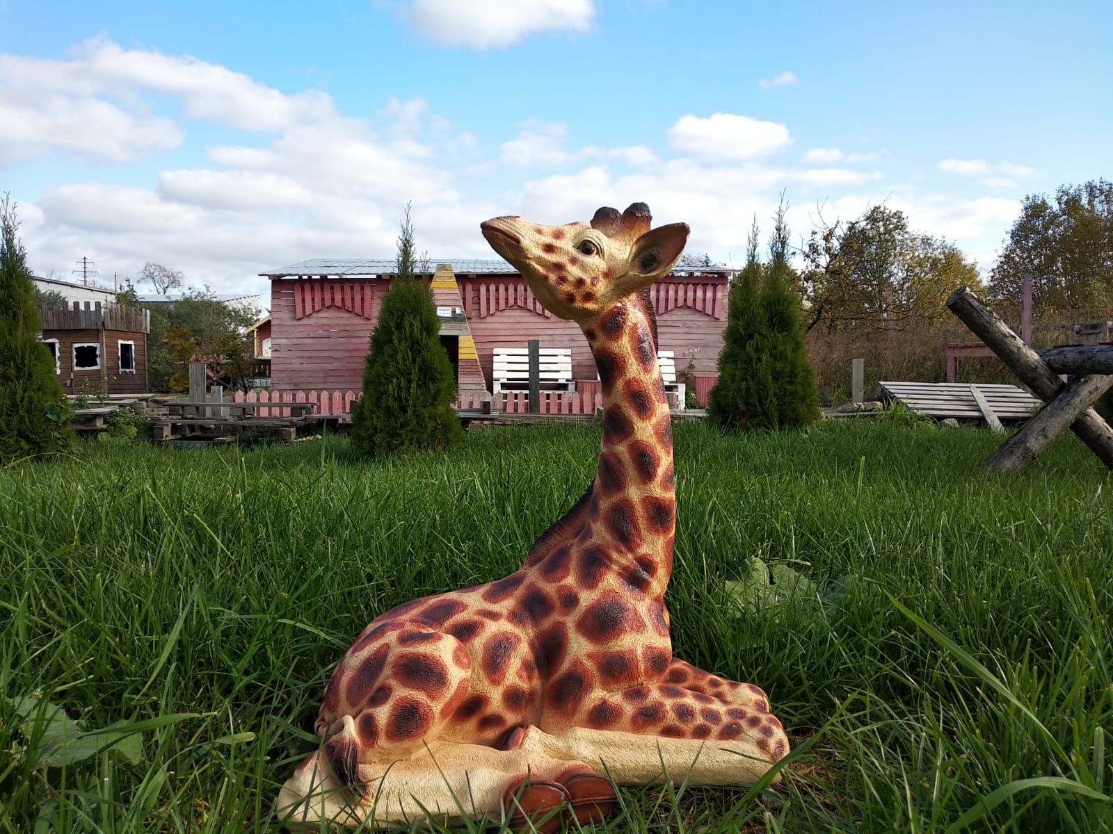 Садовая фигура Жираф, 61х51 см.