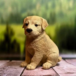 Садовая фигура Собака щенок 21х16 см