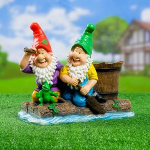 Зоокашпо  Гномы на плоту 34х27 см