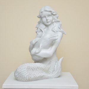 Античная скульптура Русалка, 58х40 см.