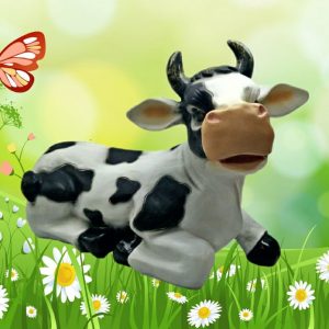 Садовая фигура Корова большая лежачая, 94х62 см.