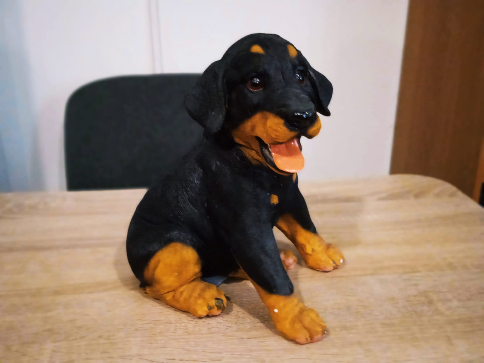 Садовая фигура Ротвейлер маленький, 25х19 см. — изображение 2