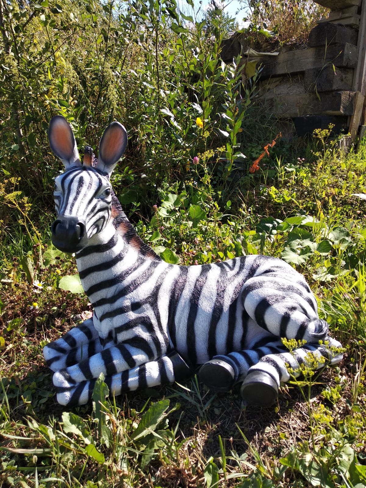 Садовая фигура Зебра, 56х50 см.