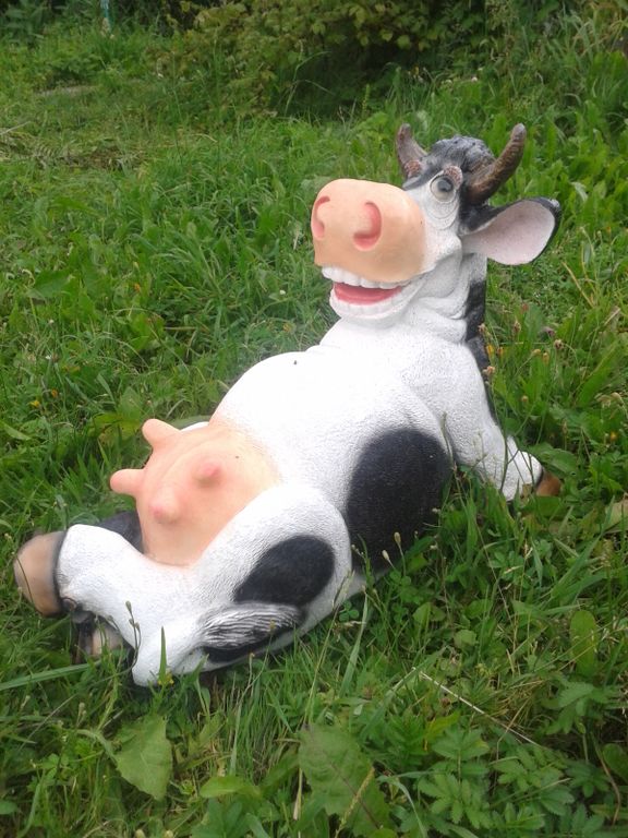 Садовая фигура Корова, 52х67 см.