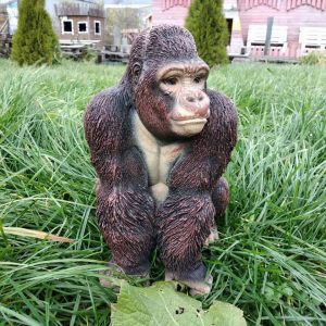 Садовая фигура Горилла малая, 25х18 см.
