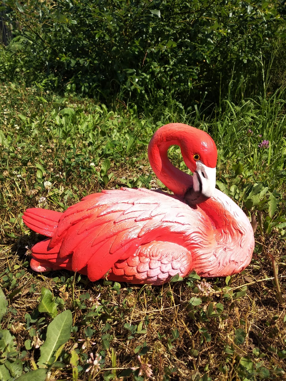 Садовая фигура Фламинго, - 19 х 3 0 см. — изображение 2