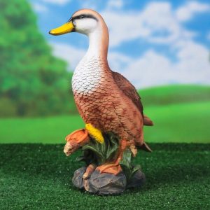 Садовая фигура Утенок стоячий, 38х37 см.