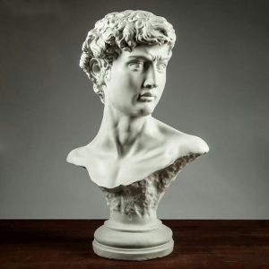 Античная скульптура Бюст Давида, 70х58 см.