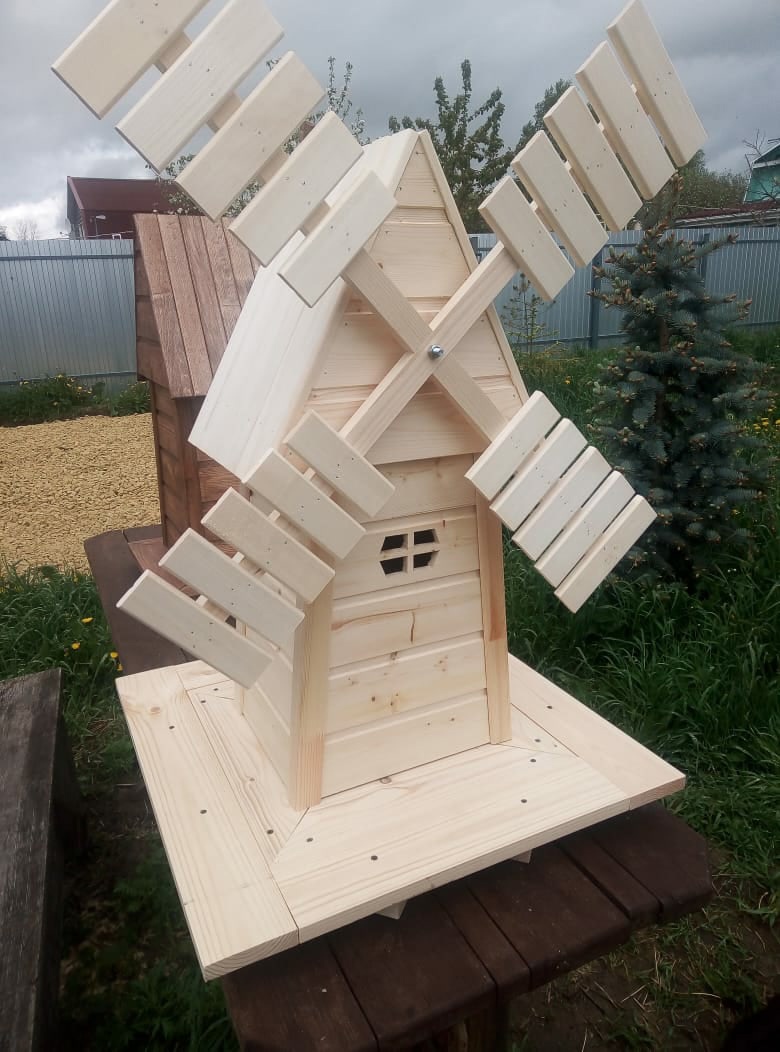 Мельница из дерева, 110 см. — изображение 2