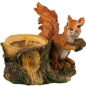 Кашпо Белка с шишкой