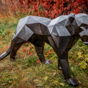 Полигональная фигура Пантера