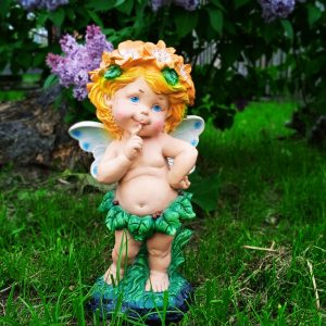 Садовая фигура из сказки Маленькая фея 45х22 см.