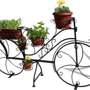 Кованая подставка для цветов Велосипед арт. 19004, 58х110х205 см.