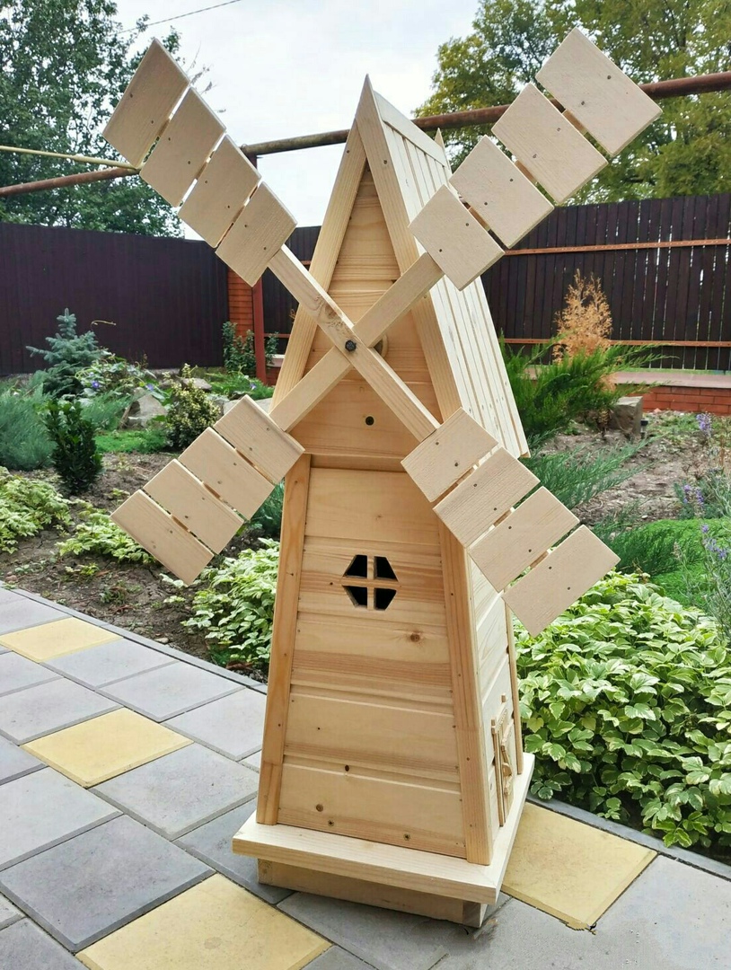 Мельница деревянная №4, 100 см. — изображение 2