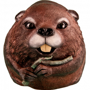 Садовая фигура Бобер толстый, 50х48 см.