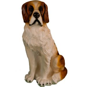 Садовая фигура Сенбернар сидячий, 80х50 см.