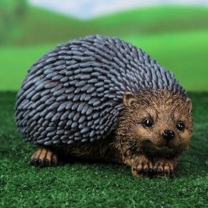 Садовая фигура Ёжик изогнувшийся лапы вместе, 18х28 см