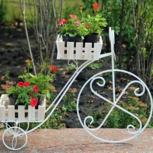 Кованая подставка для цветов Кантри арт. 21131, 30х78х92 см.