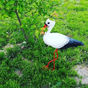 Садовая фигура Аист малый Н-60см.