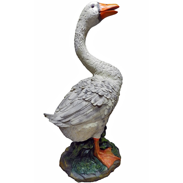 Садовая фигура Гусь рябой, 60 см.